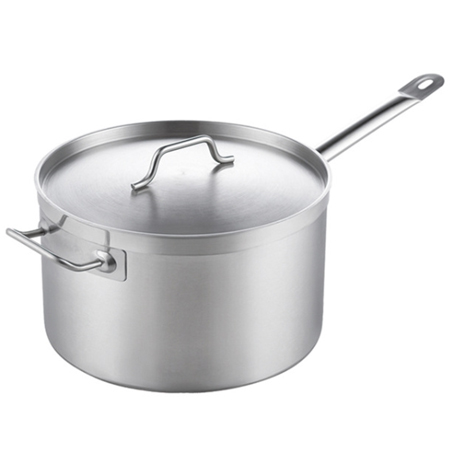leyu.乐鱼04款不锈钢复合底高身汁锅（单柄）
