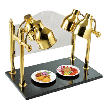 大理石四头保温台（镀金）